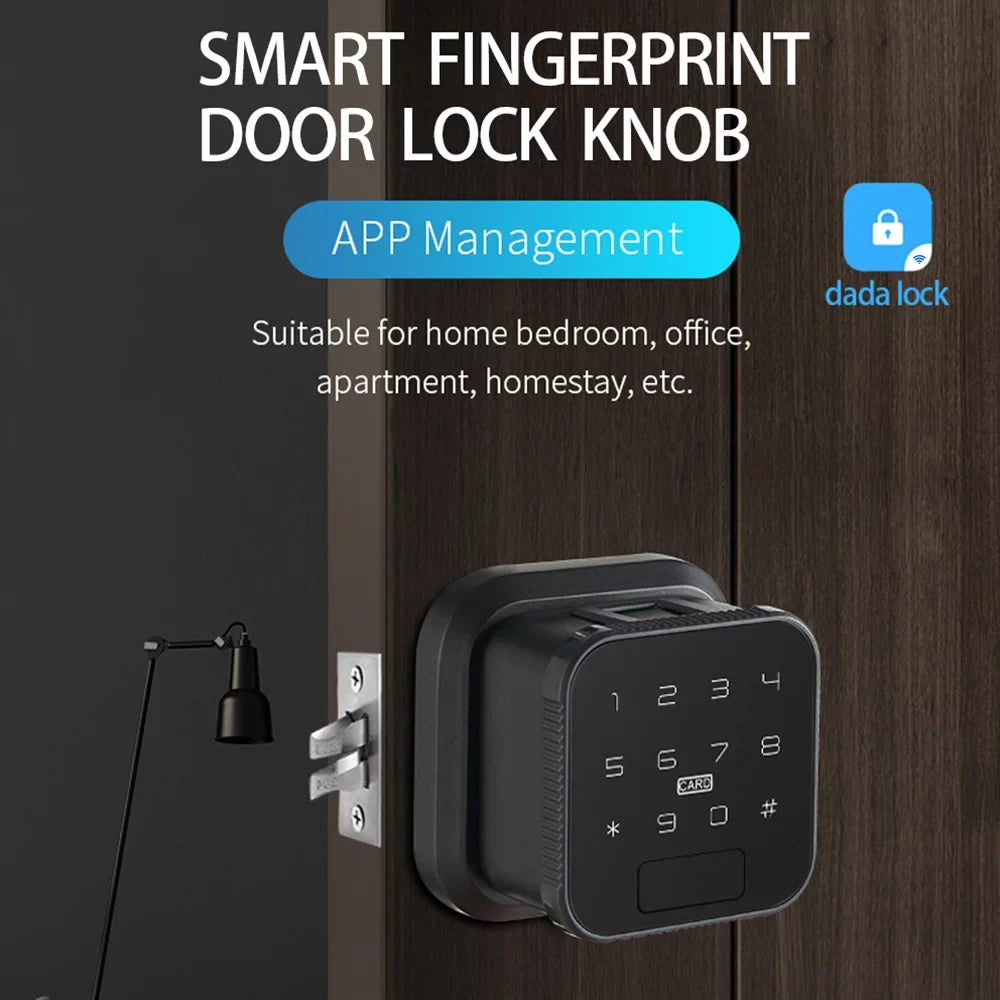 Deadbolt Lock Door Dazzduo Door Door Intelligent Lock DADA Compatible Lock,Handle