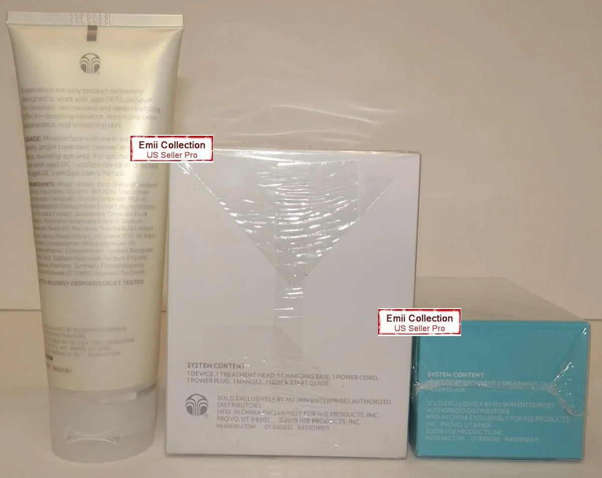 Spa Nuskin with Head Normal/Combo Kit Nu Accent Lumi Skin LumiSpa Cleanser and ageLOC