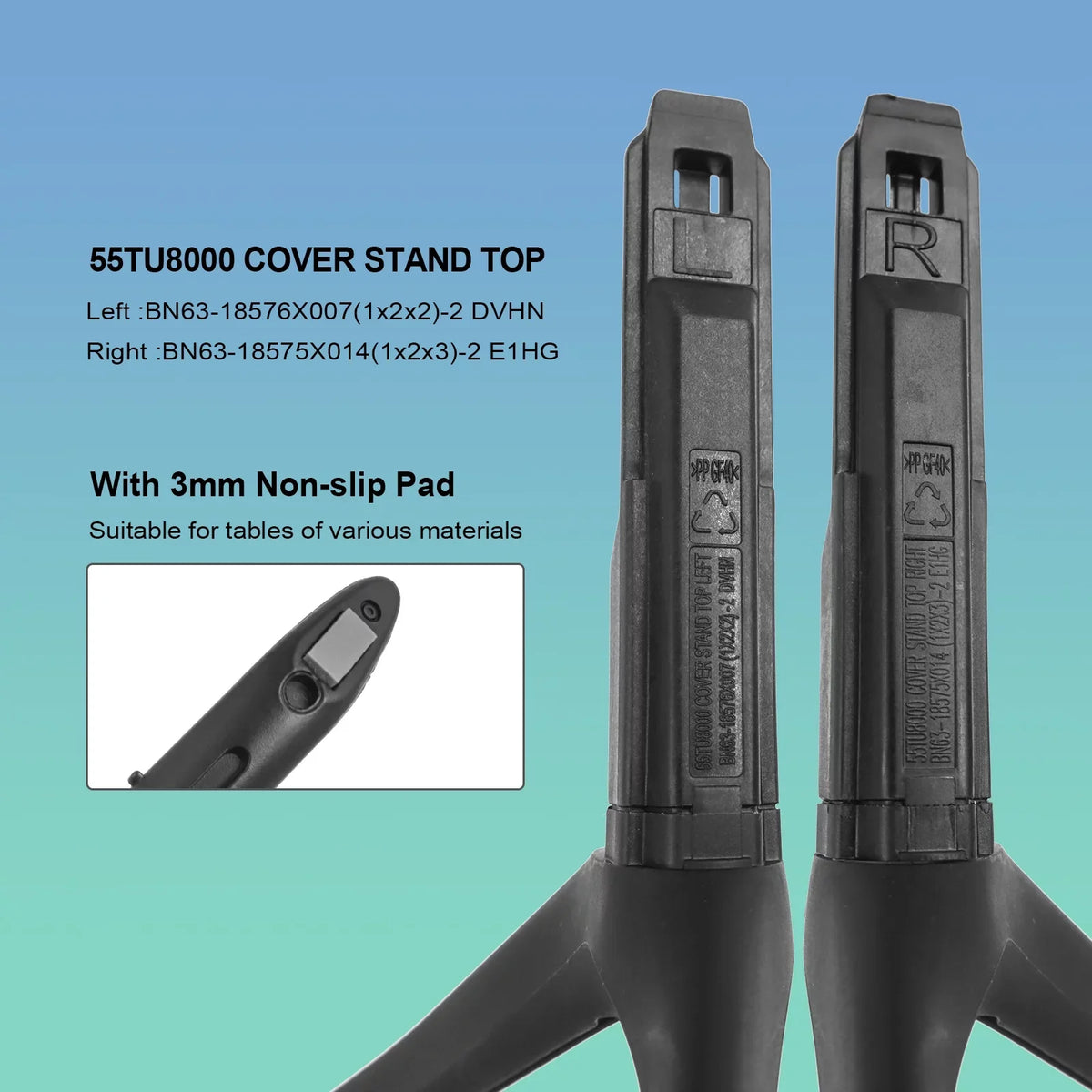 Legs UN50TU700DFXZA for BE50T UN55TU7000FXZA TV Replacement Stand BE55T Base UN50TU7000FXZA