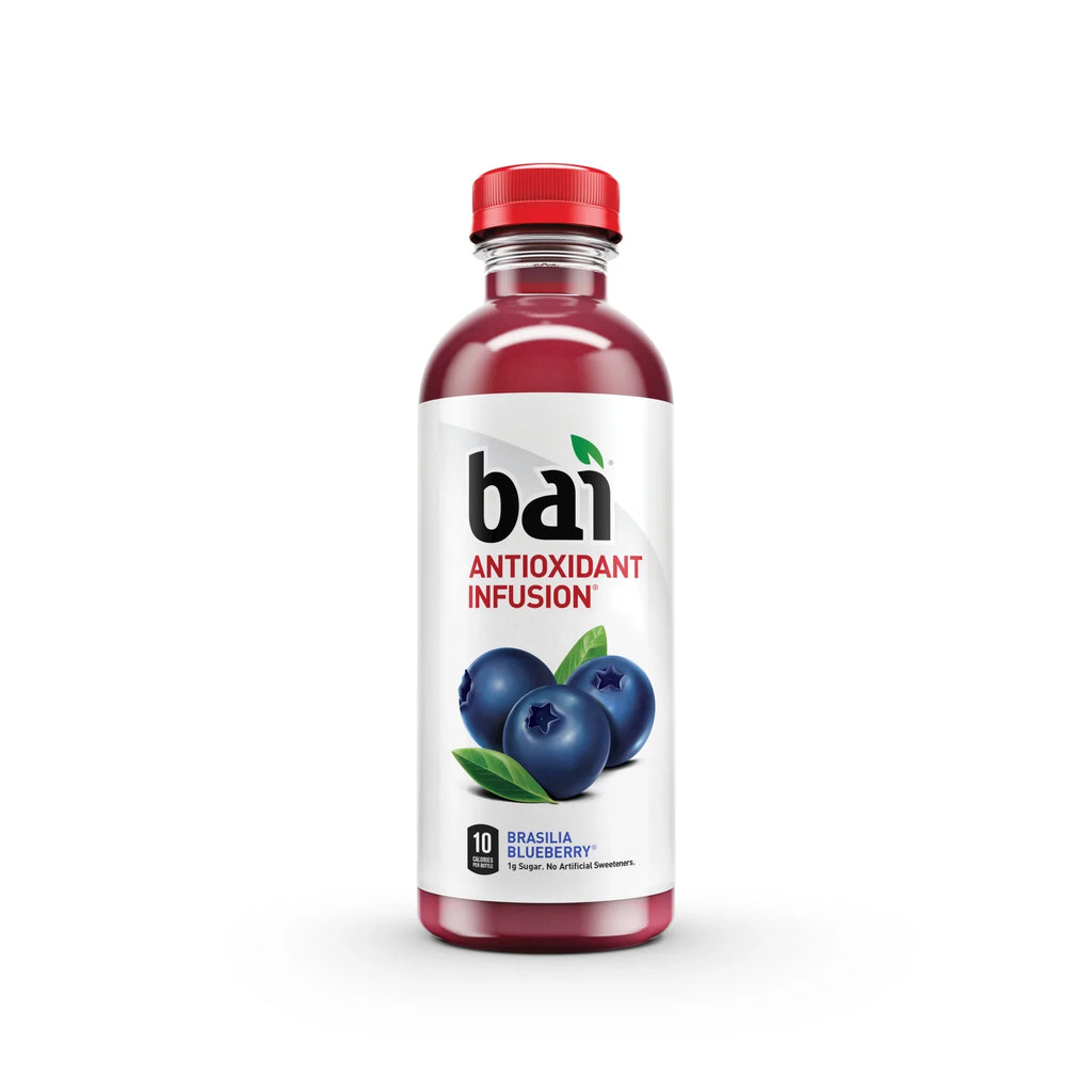 18 Drink, Brasilia Blueberry, Fl Gluten-Free, Bottles Bai Infused Pack 12 Antioxidant Oz,