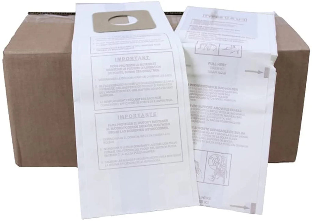 Count U6 Filtration Standard Vacuum Panasonic 291722B 100 U Bags U3 Bulk