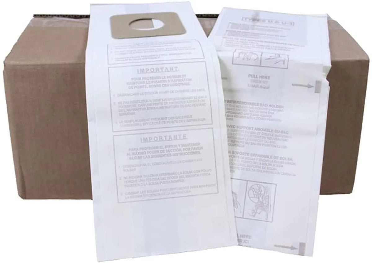 Count U6 Filtration Standard Vacuum Panasonic 291722B 100 U Bags U3 Bulk