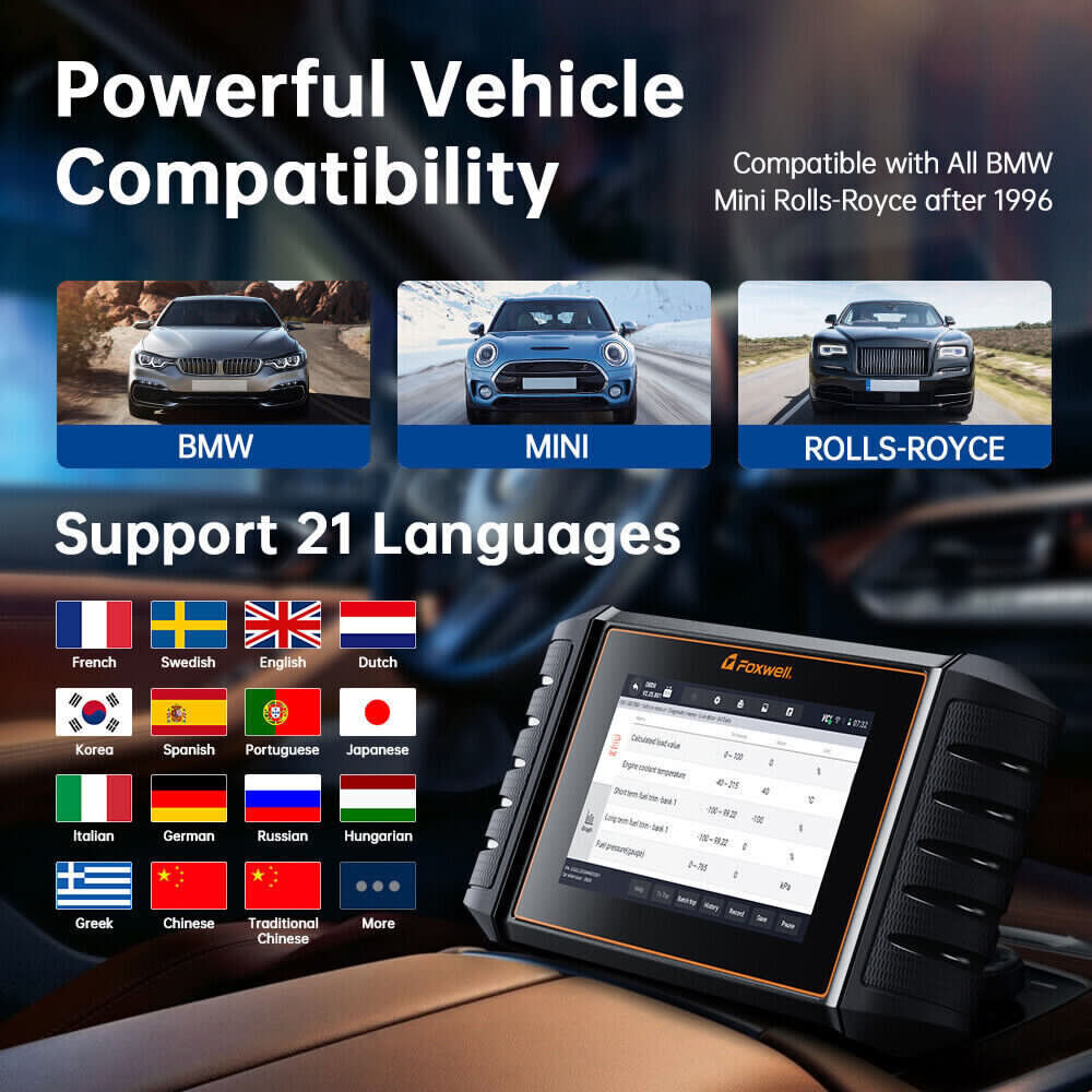 Scanner TPMS fit OBD2 Reset Scan Diagnostic Reader Coding Code FOXWELL Relearn for Tool NT710 Bi-directional