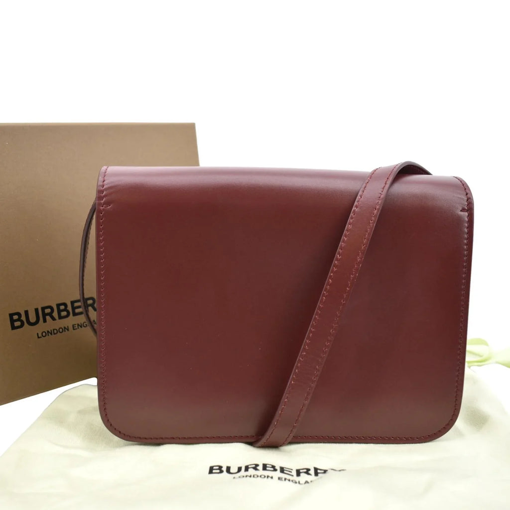 Tb Shoulder Pre-owned Red Leather BURBERRY Bag Lola
