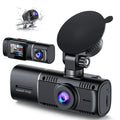 Lock Parking Front Accident and TOGUARD Way 1080P Rear Triple Vision with 3 Monitor Night Channel Camera Cam IR Three Motion Dash Detection Inside Dash Camera Car