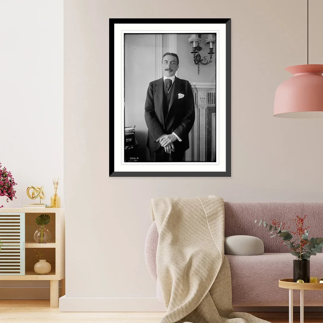 21-7/8" 17-7/8" x Framed Historic Print, Cartier,