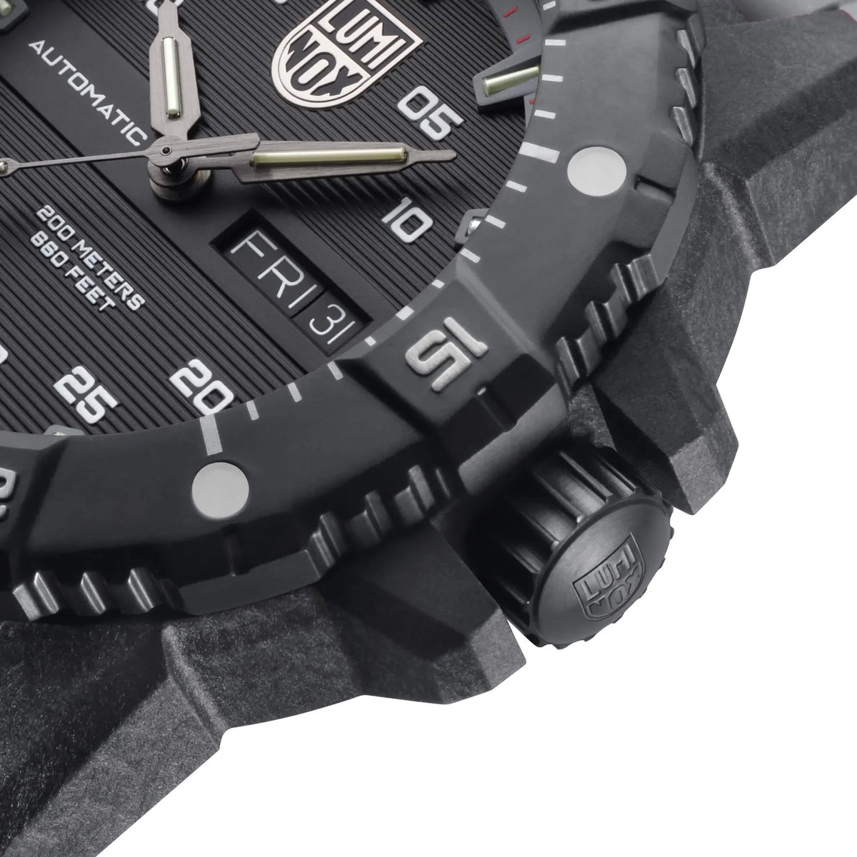 Luminox Grey XS.3862 Carbon Men's Strap Watch Master Seal Rubber