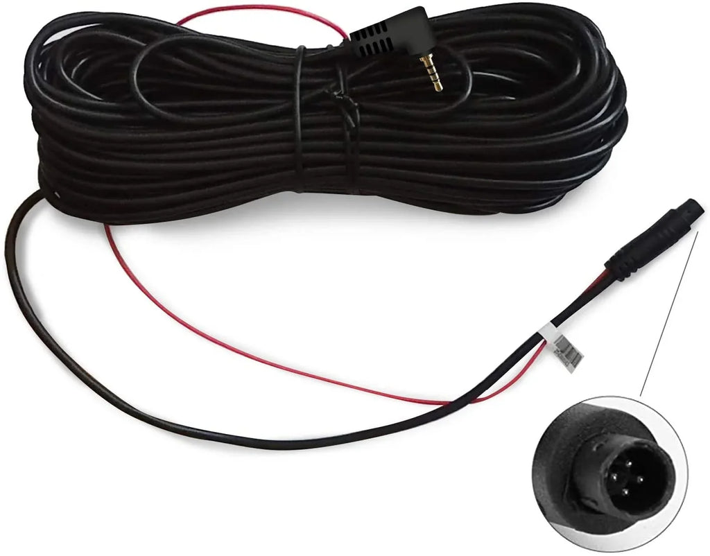 Extension REDTIGER Cam(4 Dash Cord for Camera pin,2.5mm) Cable Backup 50Feet