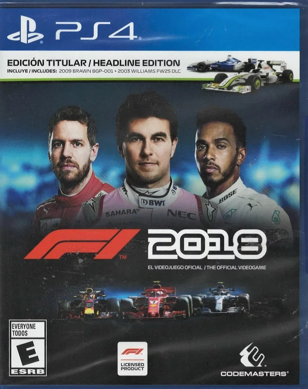 Version) F1 US 2018 PS4 Sealed New (Brand Factory 4 Headline Edition PlayStation