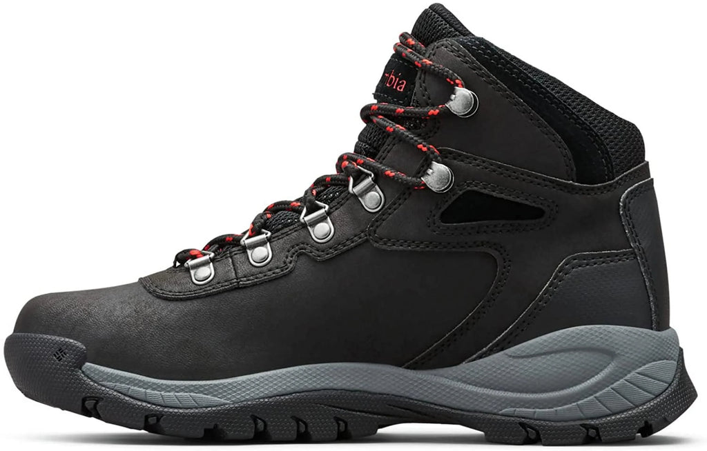 Wide Newton Womens Black/Poppy Red 10 Columbia Plus Boot Ridge