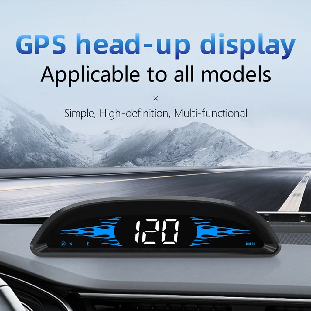 Vehicles, Speedometer, Alarm Overspeed Andoer Direction, Mileage, GPS Time, Head-up Display Navigation for