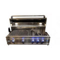 Grill, LED Rear Burner with Cutlass in. 38 Pro Blue