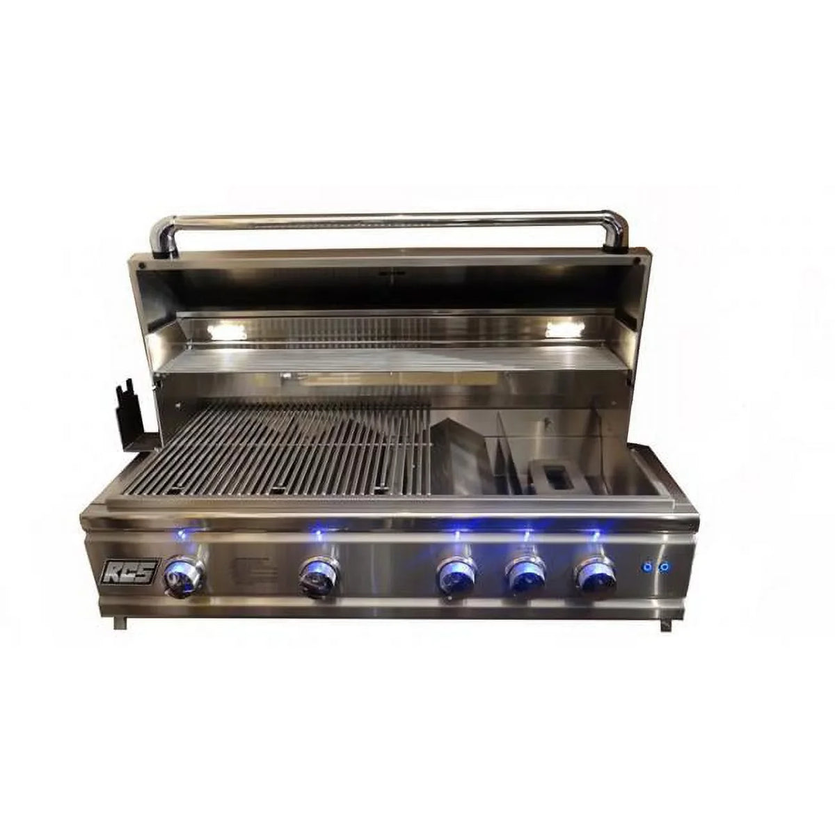 Grill, LED Rear Burner with Cutlass in. 38 Pro Blue