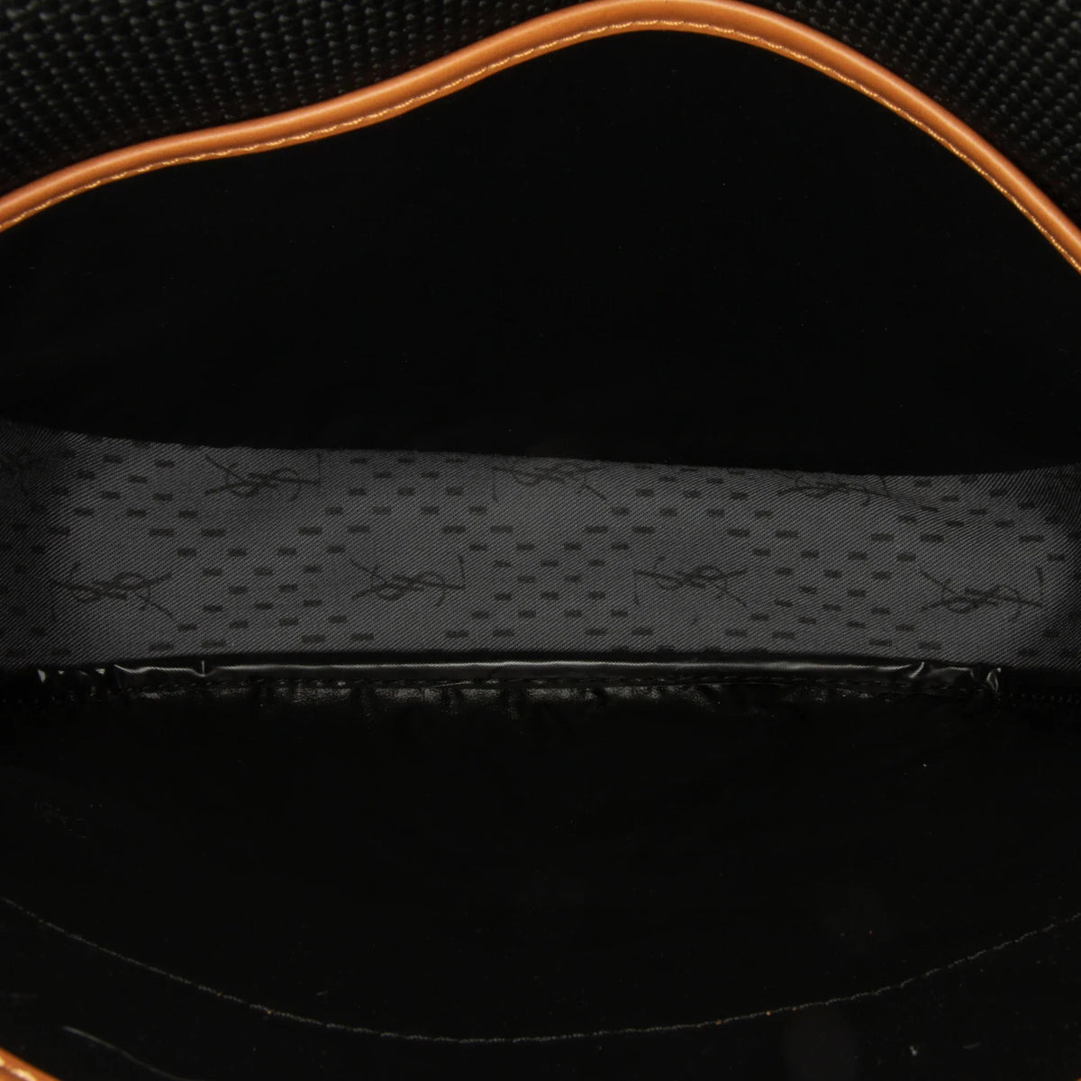 Authenticated Unisex (Like Fabric Black Bag Canvas Crossbody YSL Coated Pre-Owned New)