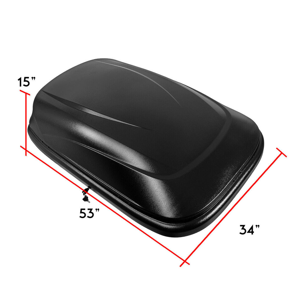Lock Box Cargo Storage Top Teledu Vehicle with Car Roof Mount Carrier Travel Waterproof