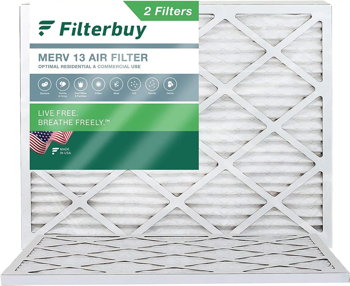 13x20x1 MERV (2-Pack) Pleated Filters HVAC Furnace Filterbuy Air AC 13