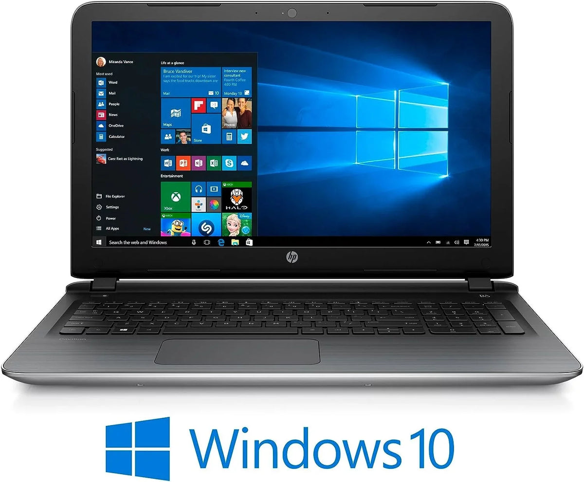 Pavilion AMD A10-8700P SSD Laptop Memory Windows 15-ab153nr A10-Series (1.80GHz) 512GB 15.6" Home AMD GB 8 HP 10 R6 Radeon USED 64-Bit Series