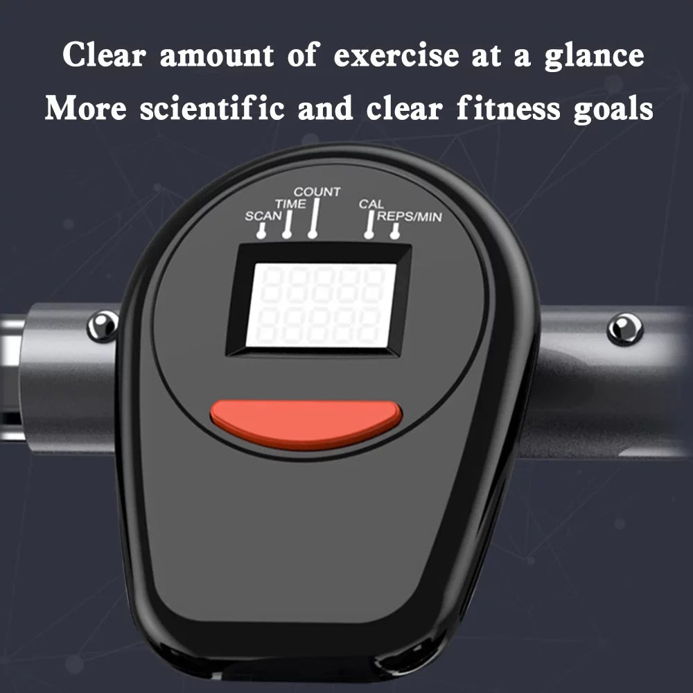 Exercise Cardio Mute Machine Home Rowing Folding Rower for Bar Workouts Single