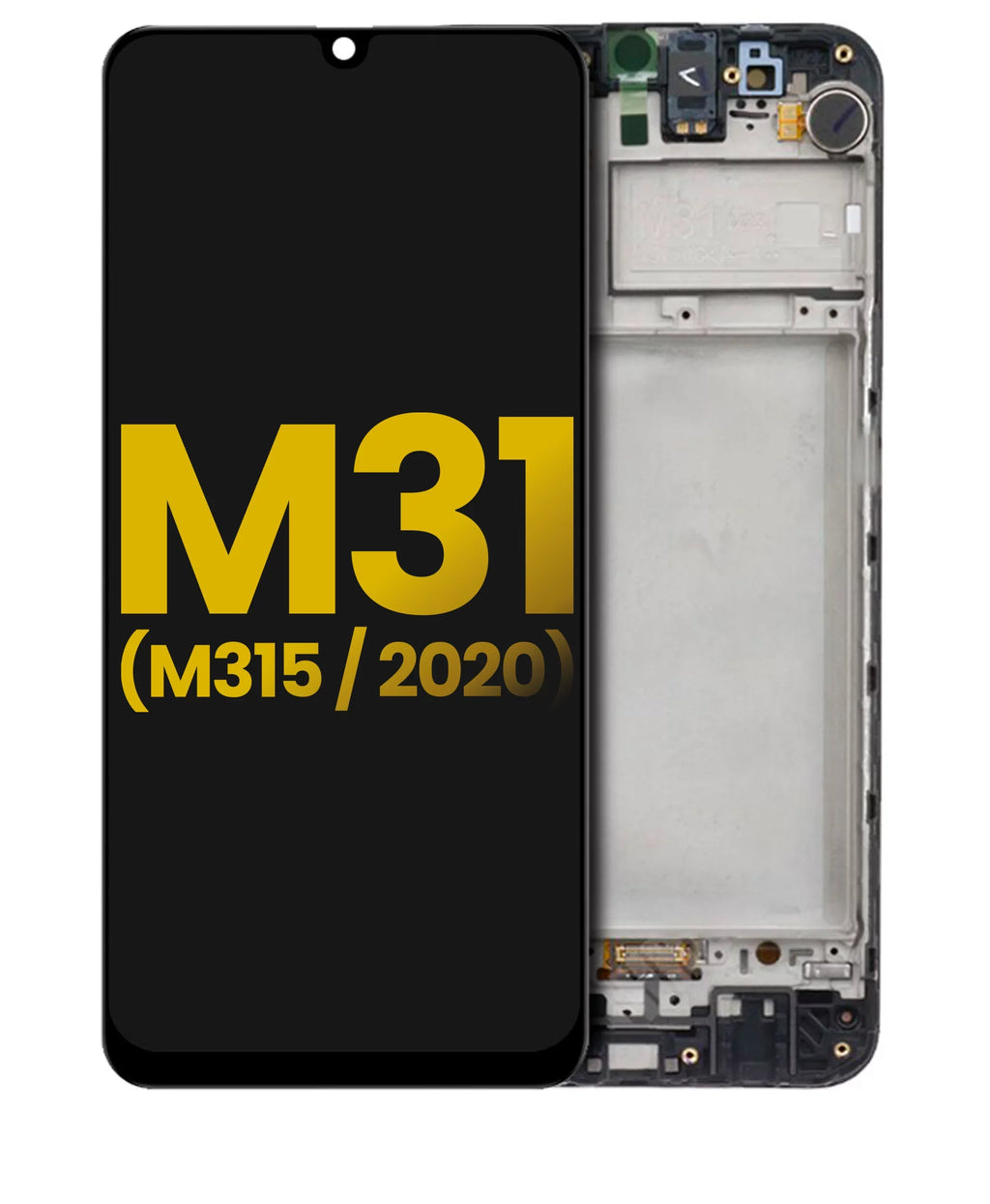 Assembly Replacement Galaxy Frame M31 / (Premium) LCD (Black) (M315 For With 2020)