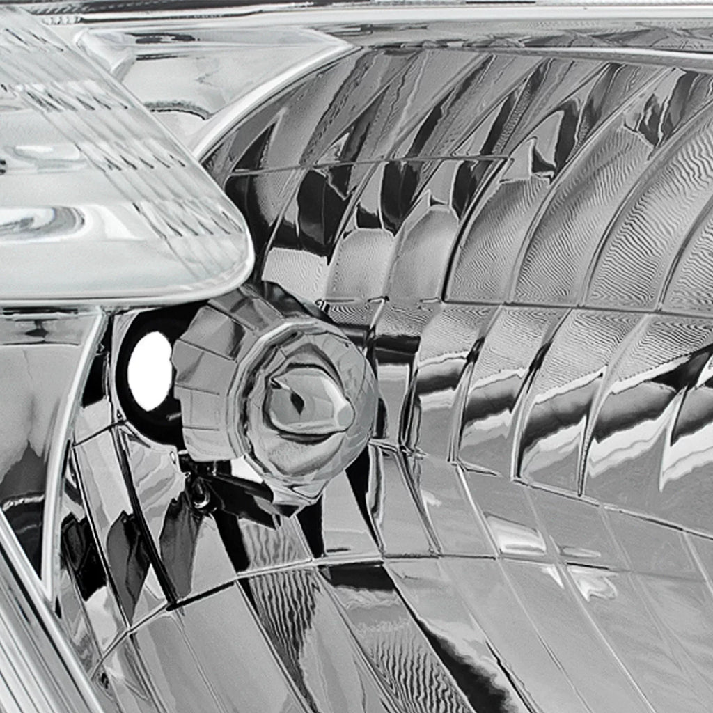'- Fits Left+Right Pair Headlights 2008 AKKON highlander 2010 [Halogen 2009 Chrome Type] Replacement
