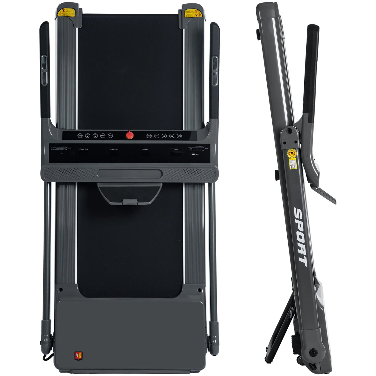 Treadmill Folding Treadmill Machine Foldable Running Dcenta 330lbs；Portable Motorised Home Electric Gym Walking,Electric for Gym Medium Compact 3.5HP Jogging Fitness Motorized 14KM/H Workout