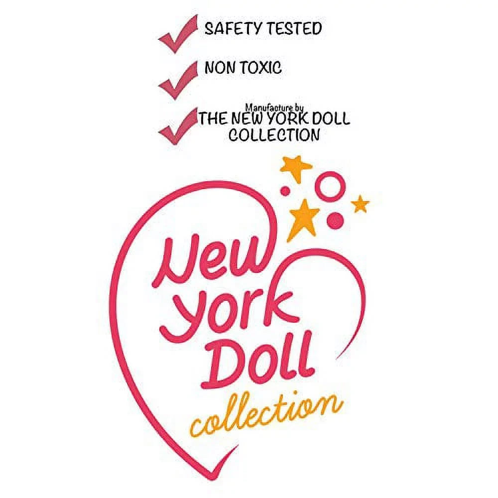 New and Bag The 28 Doll Collection Diaper Feeding Pieces Doll Accessories, York
