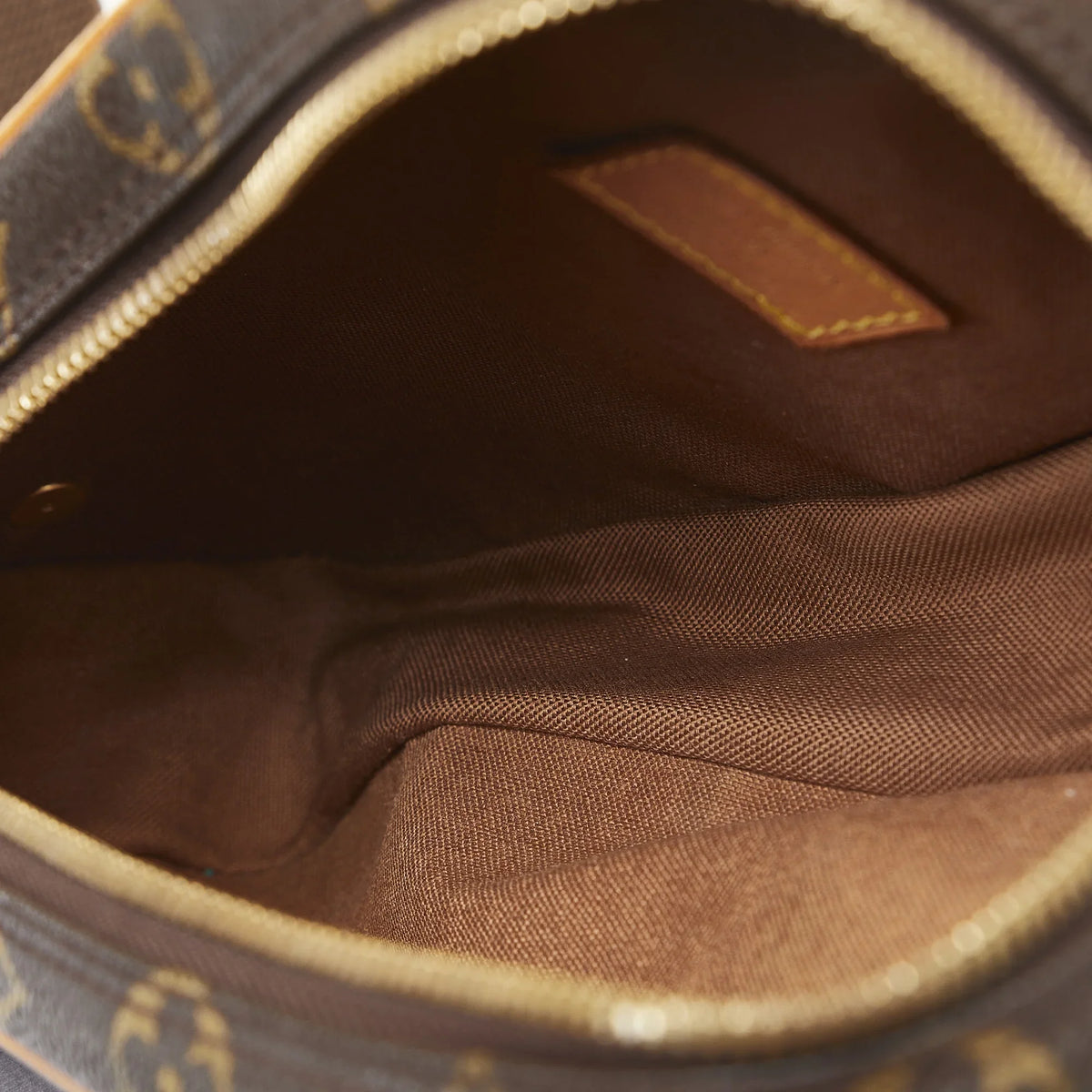 Pochette Crossbody Pre-Owned Bag Brown (Good) Authenticated Unisex Gange Monogram Canvas