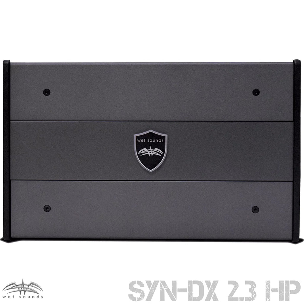 8" Steel with Stainless Fixed Mini & Speakers Clamps Sounds REV8B-FMINI Watt 1200 SYN-DX2.3 Black Amplifier Tower Wet