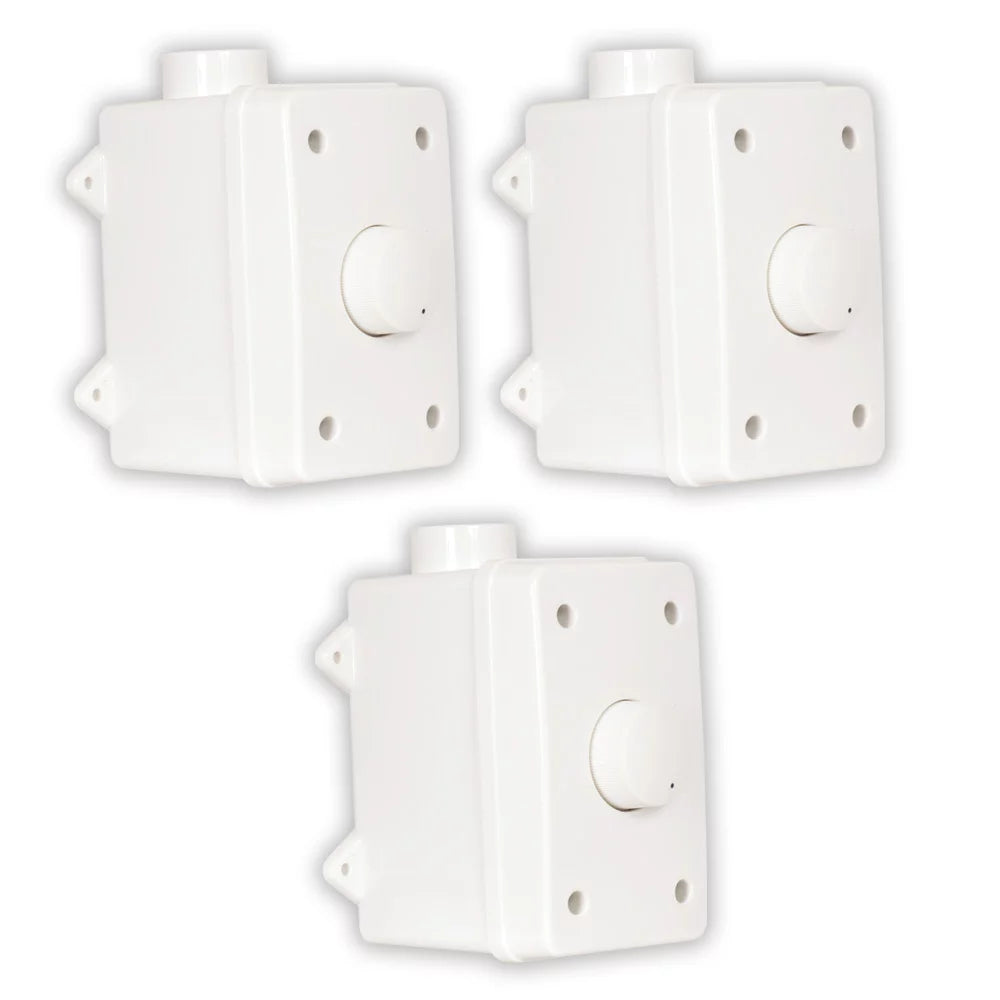 Theater exterior 3 Solutions Controls Piece Set White OVCDW Volume Weatherproof