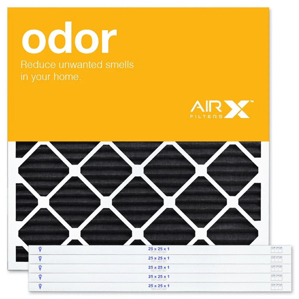Furnace Filter 6, Replacement AIRx Made MERV Filters AC USA Filter in Odor 8 25x25x1 Box Air Air of the Pleated