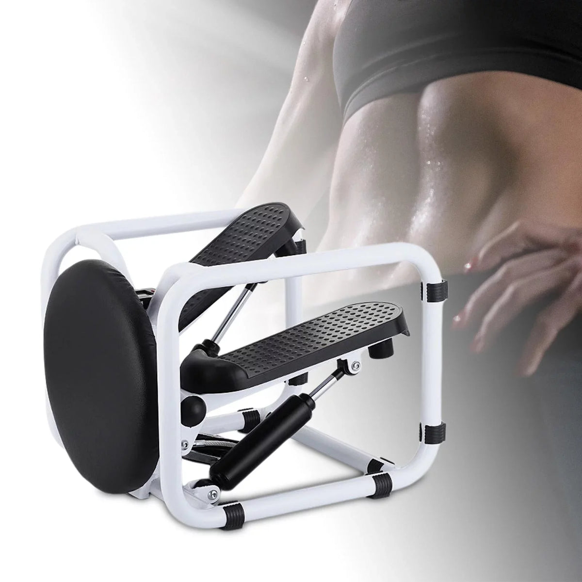 Accessories Stair Workout Gym for Stepper Mute Fitness Steppers Exercise for Black