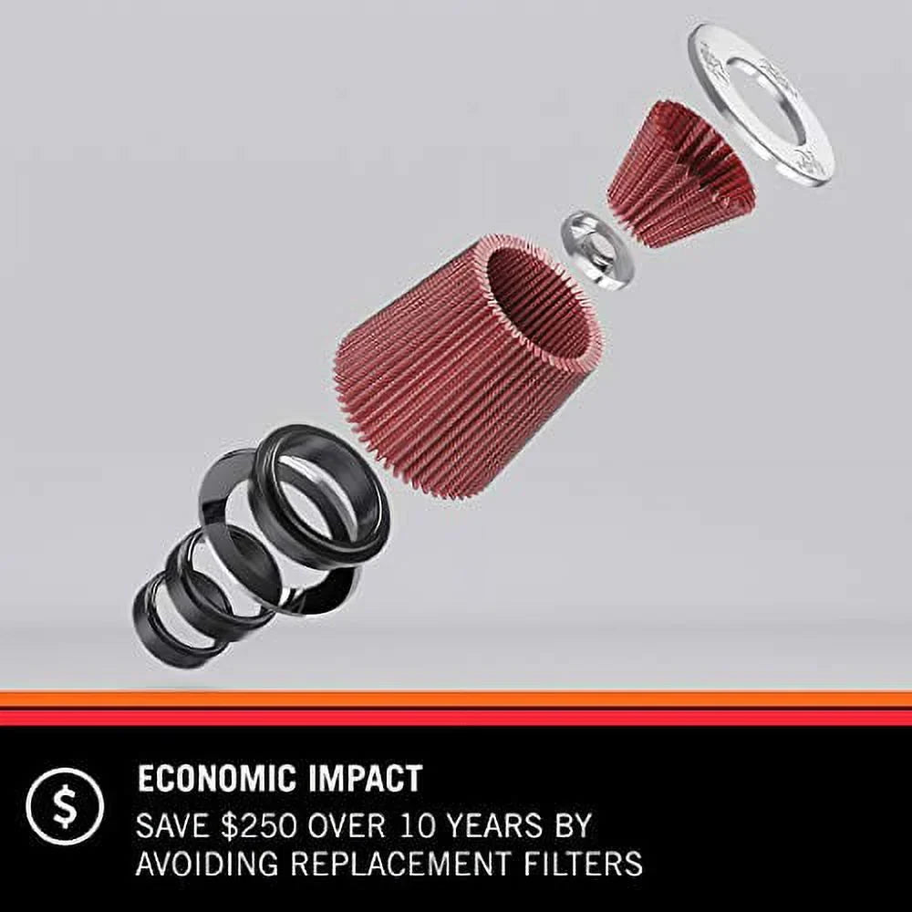 air 1500, 3500, K&N 2500, Express Express 3500) (Express 2500, Savana and engine Savana washable Savana Van 2008-2018 reusable: Chevy/GMC E-1986 filter, 1500, Passanger