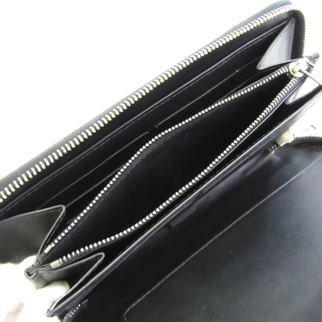 Long Basalt (Good) Wallet Pre-Owned M97026 Zippy Utah Leather Men's Organizer (bi-fold)