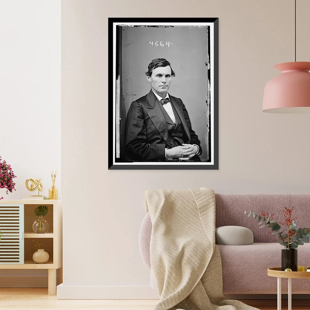 17-7/8" 21-7/8" Print, x E. J. Cartier, Framed Historic