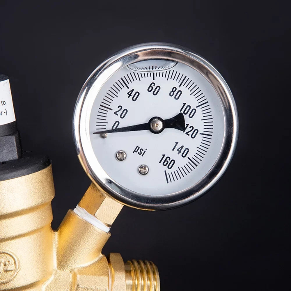 System with for Valve Brass Screened Filter Pressure Ideal Inlet Yabuy Plumbing Durable Regulator liquid RV