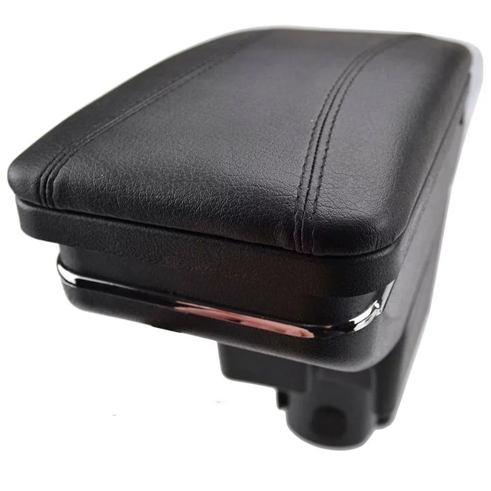 Compartment Fit For 2002-2008 Black Box Honda Central Armrest Console Jazz/ Storage