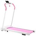 Home Walking; Running Required; Treadmill Installation Folding No Home White&Pink Compact Treadmill Gym Electric for Workout Portable for Treadmill Machine Treadmill Fitness Motorized Exercise