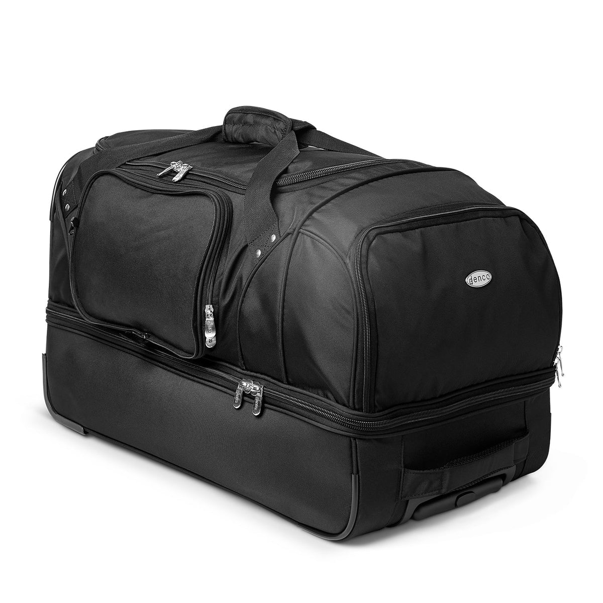 Orioles Rolling MOJO Duffel Bag Bottom 27'' Baltimore Black Drop 2-Wheel