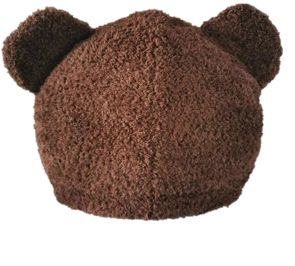Bear Mascot Head Bear Plush Head Mask Adult Brown