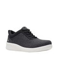 Gray Round Running Toe CLARKS M Womens 6.5 Lightweight Pace Athletic Breathable Adjustable Lace-Up Heel Comfort Padded Shoes