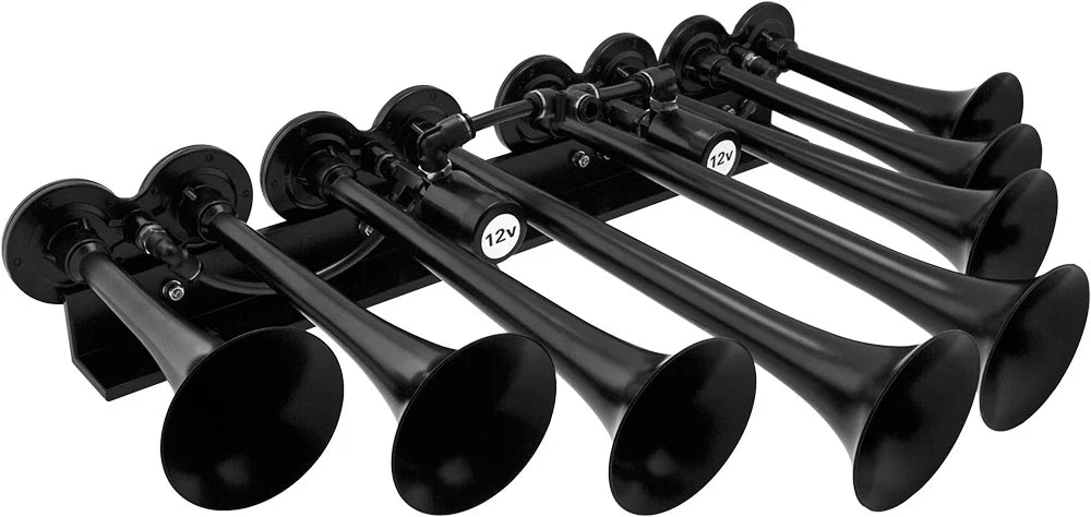 OCTOPOD Vixen dB.Fits Trumpets.Super Complete Air like Kit Pickup/Jeep Vehicles Tank, Aluminum Gallon 8 VXO4830AB/8124XB Loud Trucks/Car/Semi. System- 200psi Onboard for Train Horn 3 Compressor, Horns