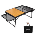 Lightweight Food for Prep Convenient Picnic Table Camping Station Lixada Cooking Folding