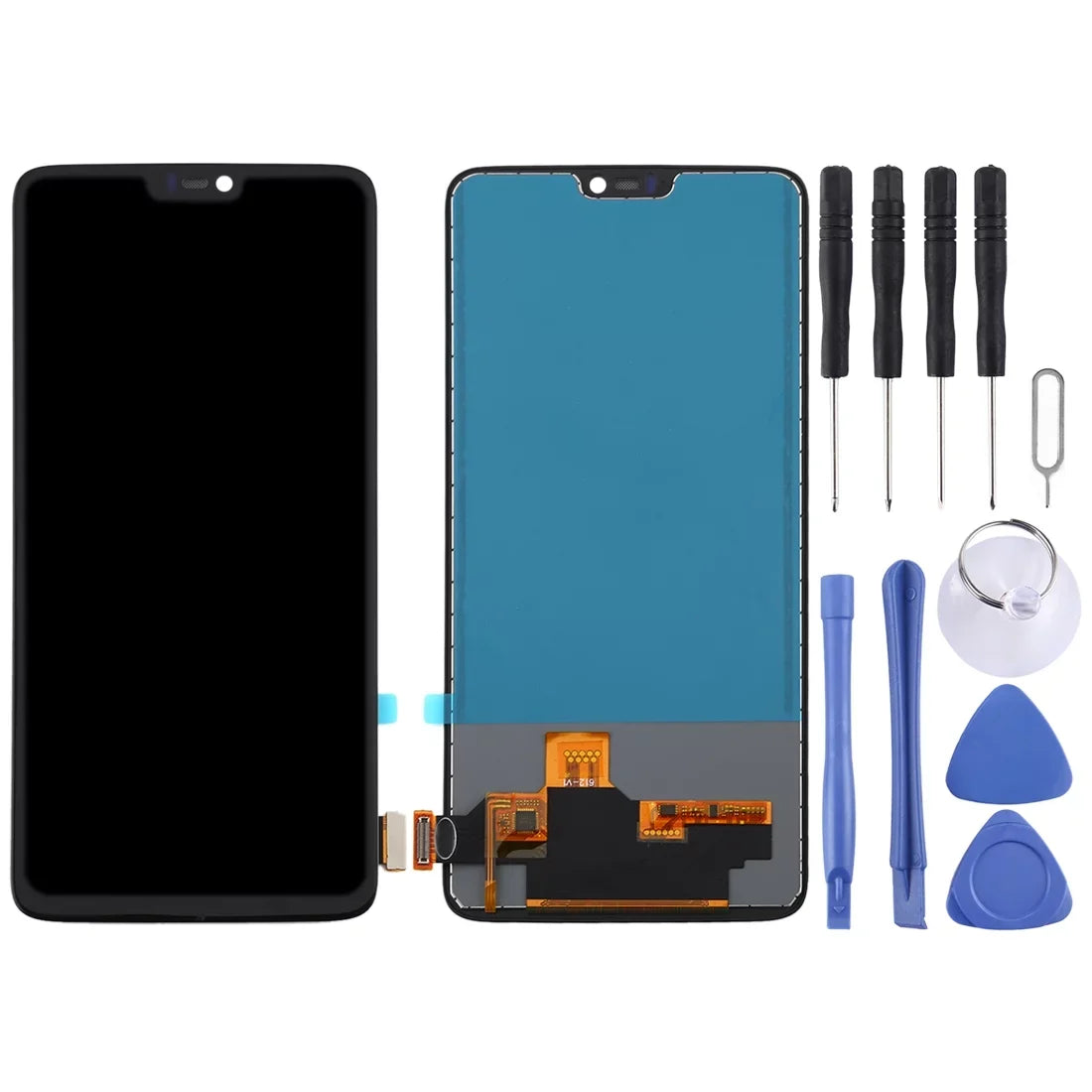 LCD TFT Full and fabric 6 Screen For OnePlus Assembly A6000 (Black) Digitizer