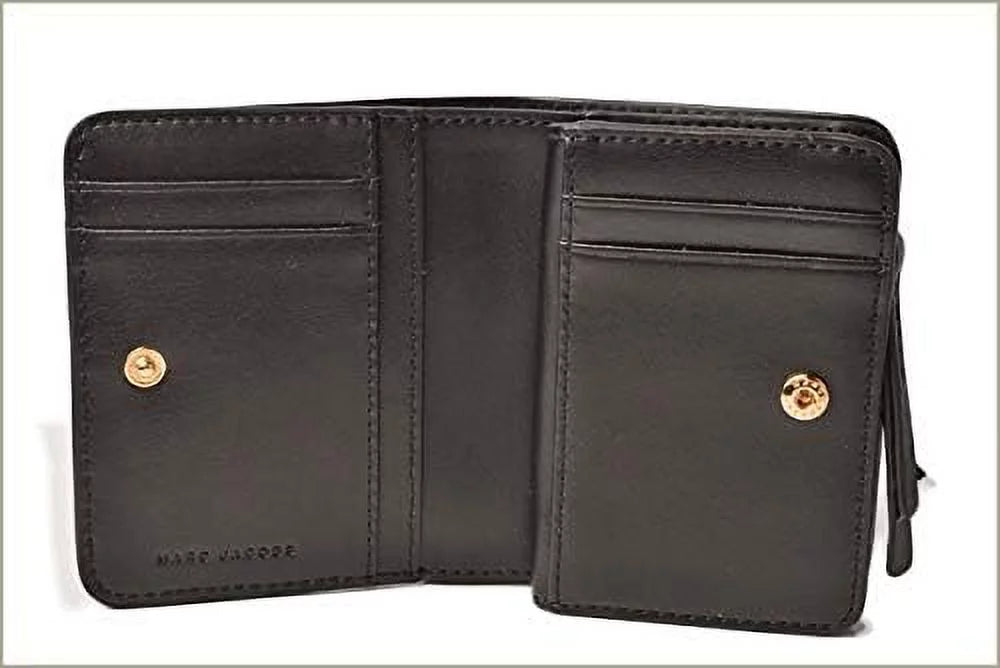 Women's Marc Leather Leather Empire Wallet City M0014215 Mini Jacobs Black Compact