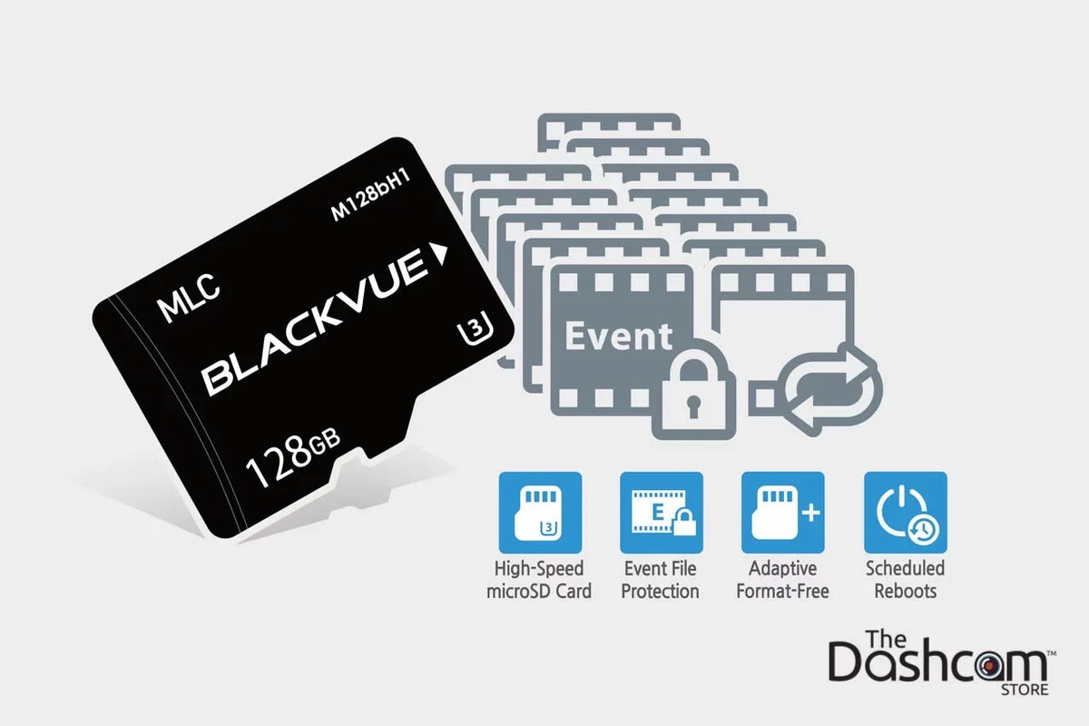for Lens and Rear w/ Front Card Dual Dashcam Memory 64 WiFi BlackVue DR900S-2CH GB GPS 4K Cloud-Capable