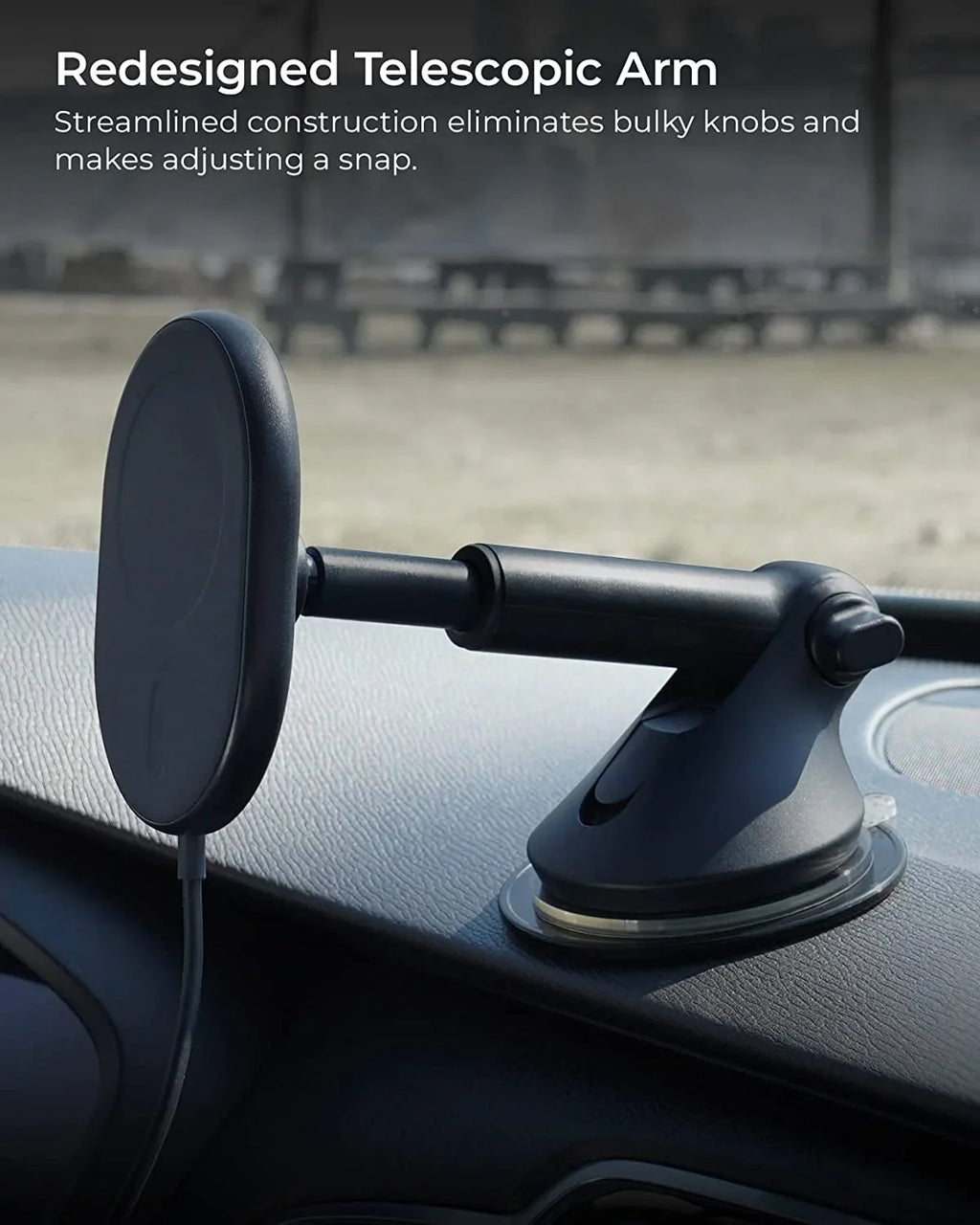 Plastic Black, Mount, Magnetic & Charging iOttie Dash MagSafe Compatible Windshield Wireless Velox
