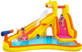 Bounce Wet Kids Pink Fun, Park, Shark liquid or Fong liquid Waterslide Funormous Slide Baby with Dry, Sprayer, exterior Inflatable liquid Blower House Curve Backyard Includes Slide, Pool Party &