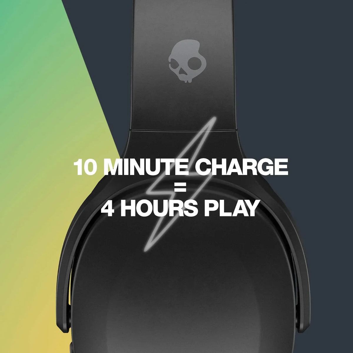 over-Ear Skullcandy Crusher Black in XT Evo Headphones