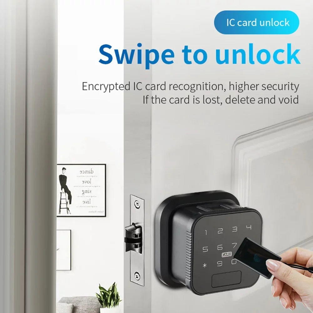 Deadbolt Lock Door Dazzduo Door Door Intelligent Lock DADA Compatible Lock,Handle