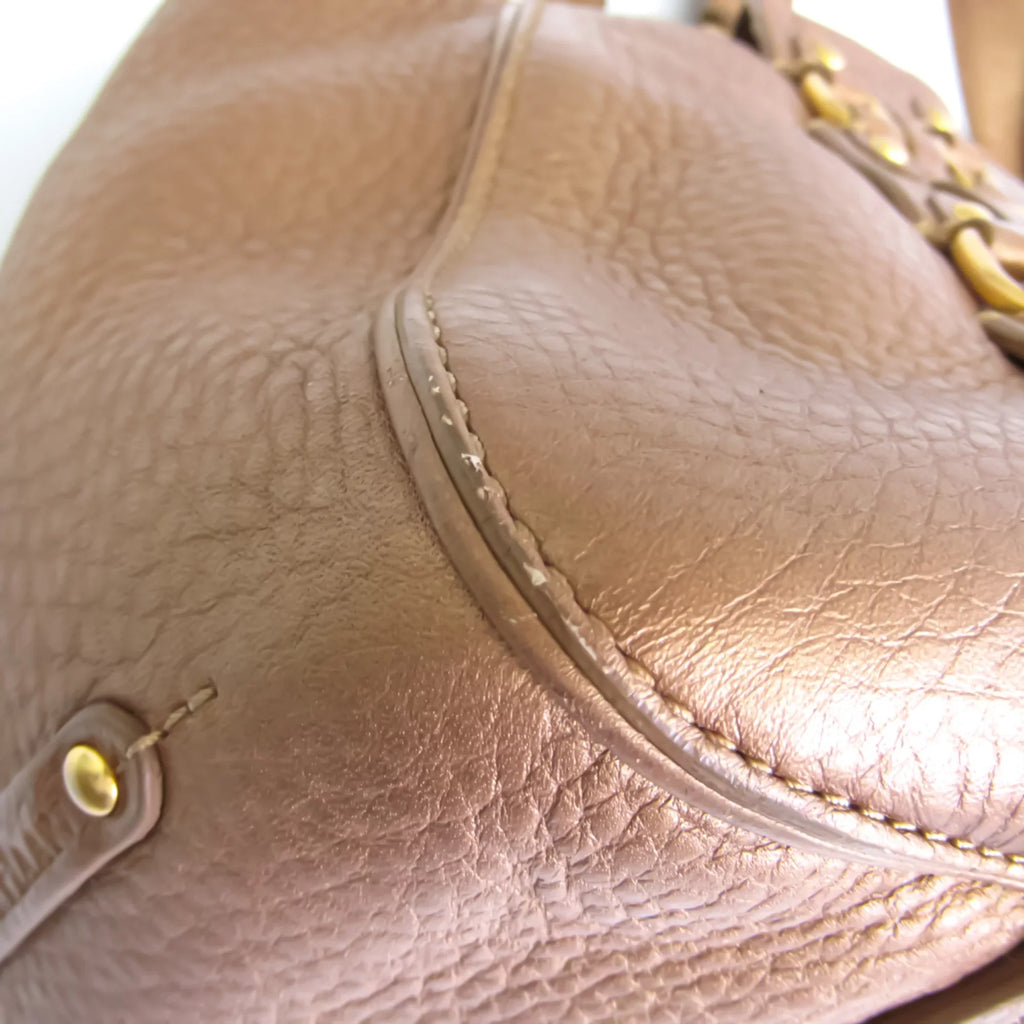 Cole Haan Pre-Owned (Good) Women's Gold Handbag Leather